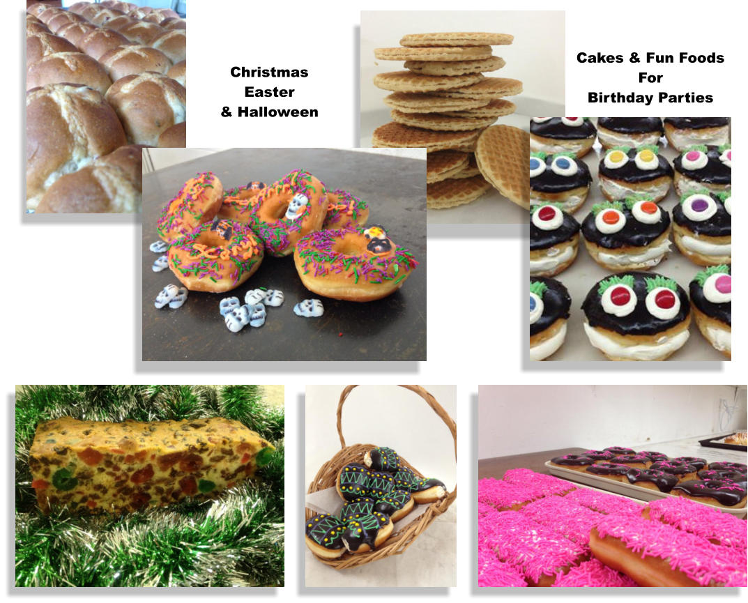 Christmas Easter & Halloween Cakes & Fun Foods For Birthday Parties